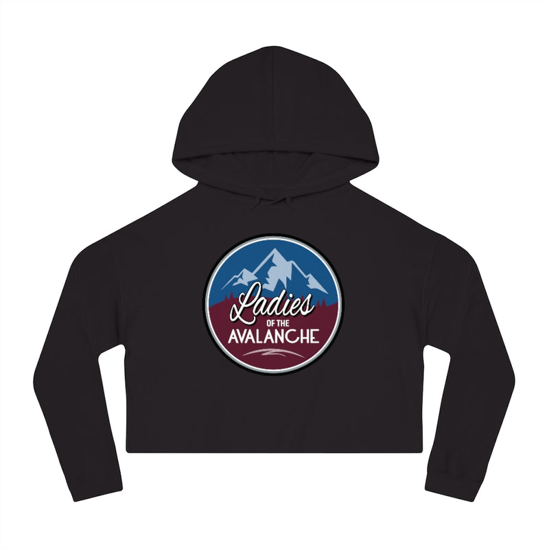 Ladies Of The Avalanche Women’s Cropped Hooded Sweatshirt