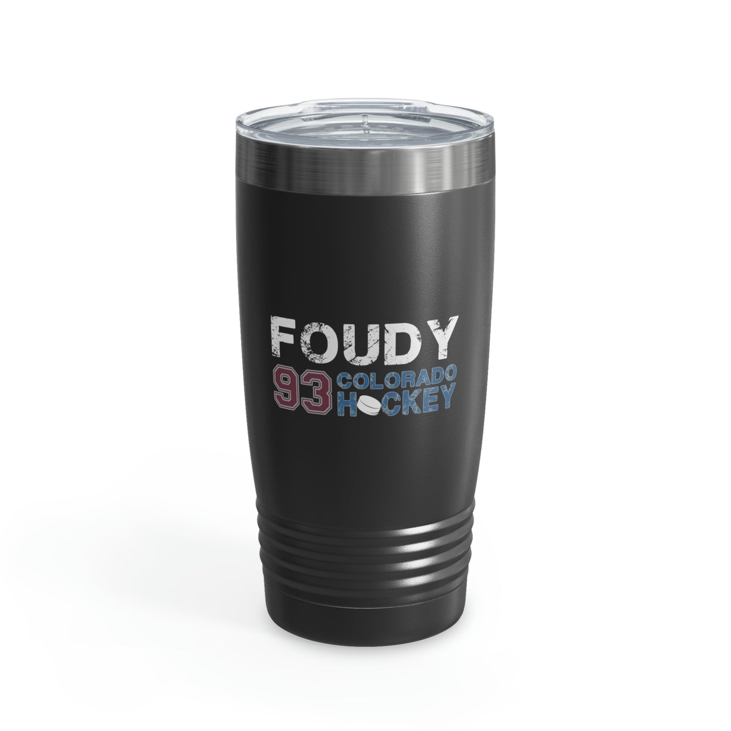 Foudy 93 Colorado Hockey Ringneck Tumbler, 20 oz