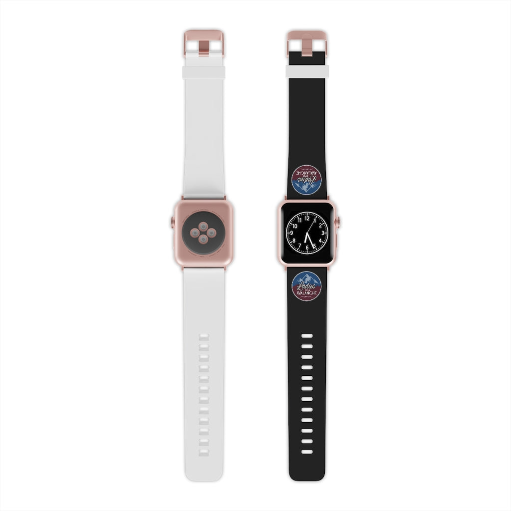 Ladies Of The Avalanche Apple Watch Band In Black