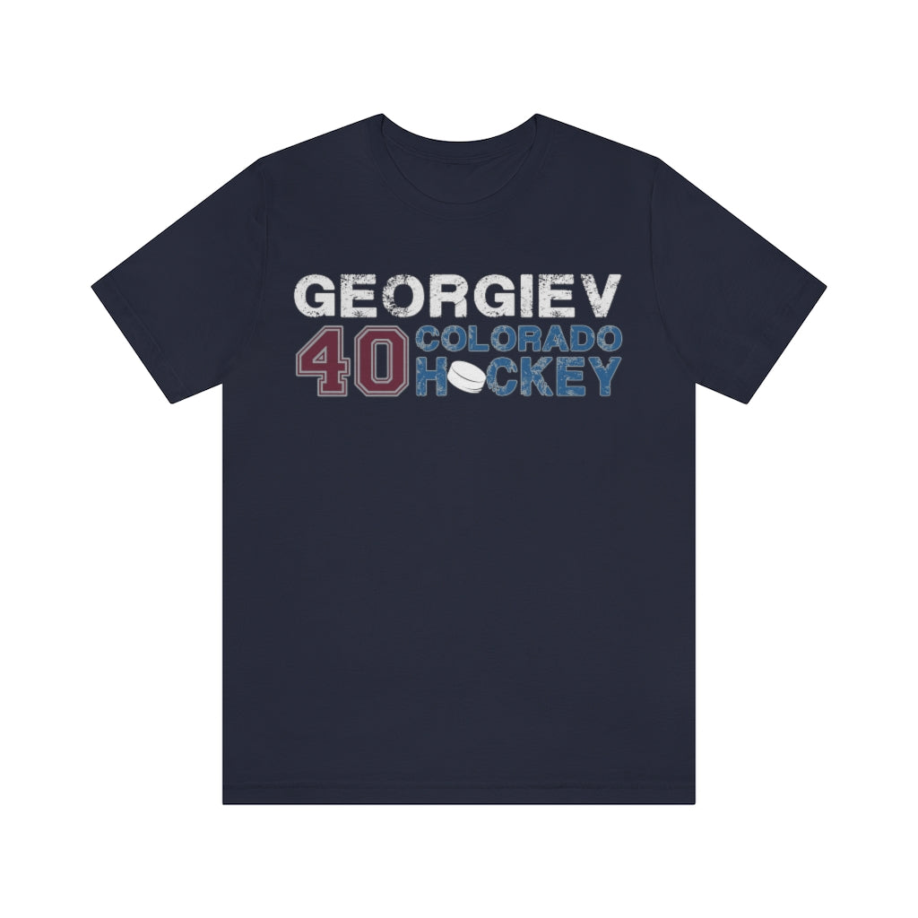 Georgiev 40 Colorado Hockey Unisex Jersey Tee