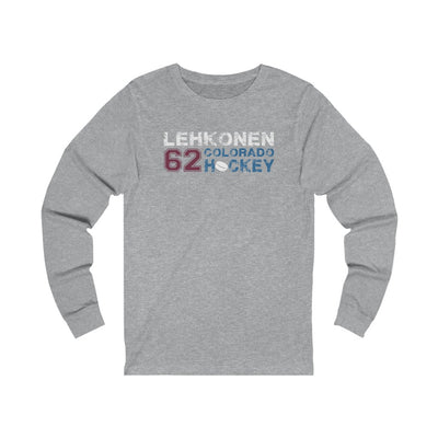 Lehkonen 62 Colorado Hockey Unisex Jersey Long Sleeve Shirt