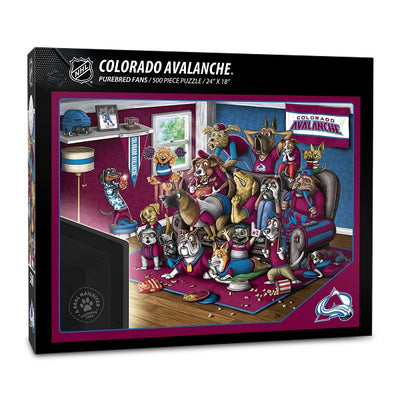 Colorado Avalanche PureBred Fans 500 Piece Puzzle