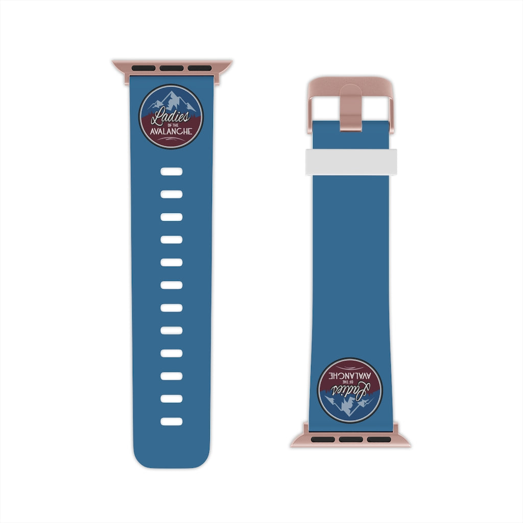 Ladies Of The Avalanche Apple Watch Band In Blue