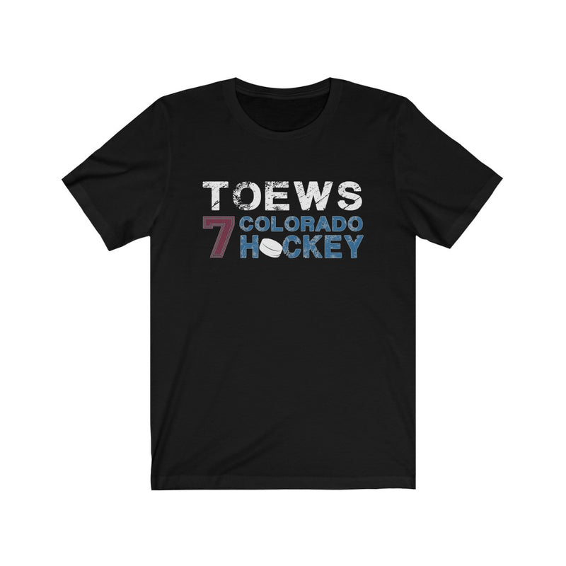 Toews 7 Colorado Hockey Unisex Jersey Tee