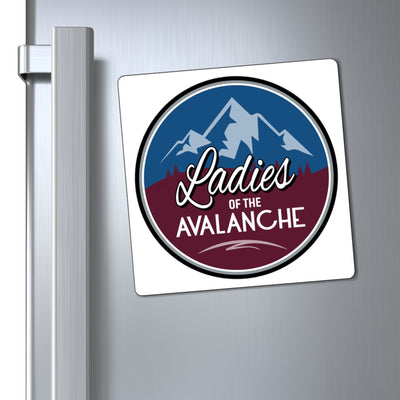 Ladies Of The Avalanche Multi-Use Magnets, White