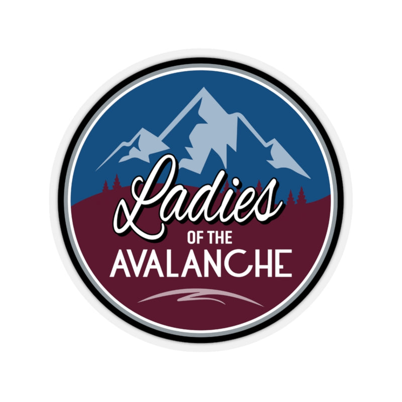 Ladies Of The Avalanche Group Logo Kiss-Cut Stickers