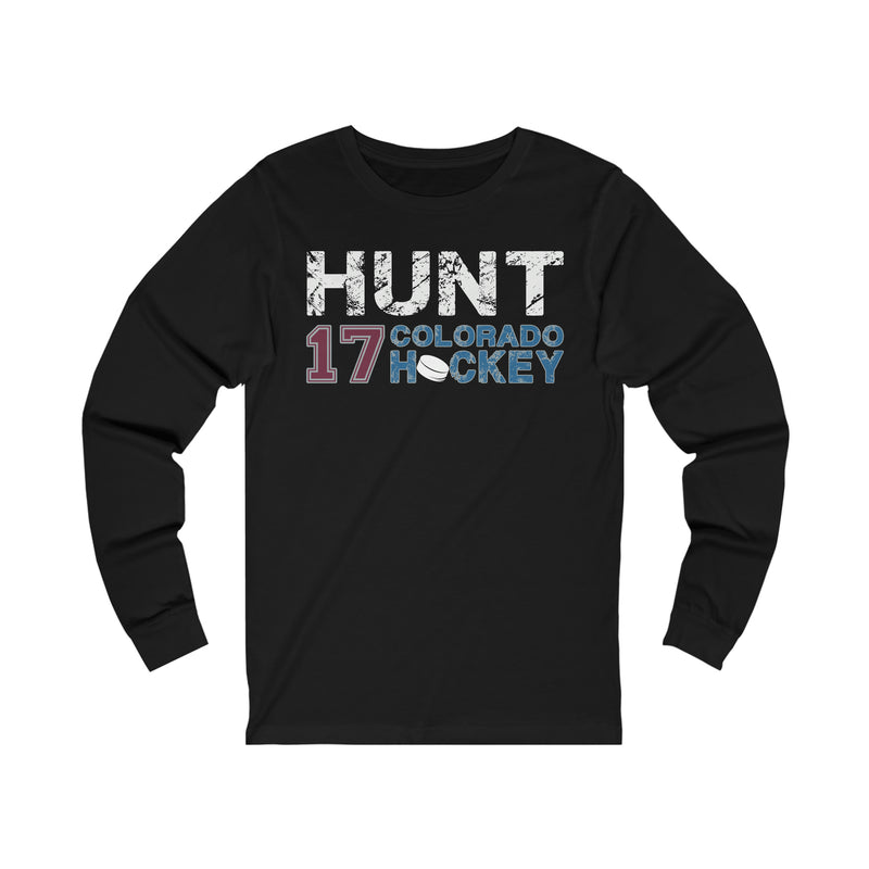 Hunt 17 Colorado Hockey Unisex Jersey Long Sleeve Shirt