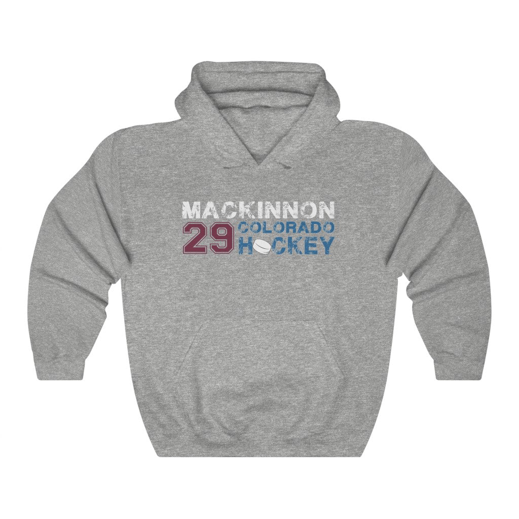 MacKinnon 29 Colorado Hockey Unisex Hooded Sweatshirt