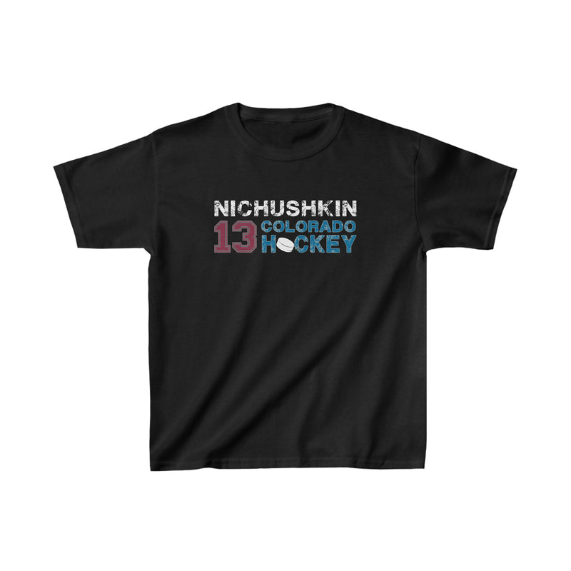 Nichushkin 13 Colorado Hockey Kids Tee