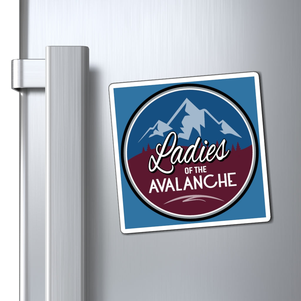 Ladies Of The Avalanche Multi-Use Magnets, Blue