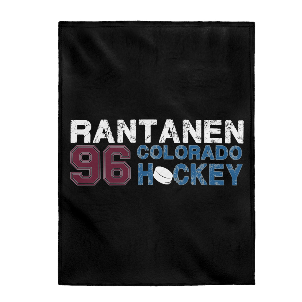 Rantanen 96 Colorado Hockey Velveteen Plush Blanket