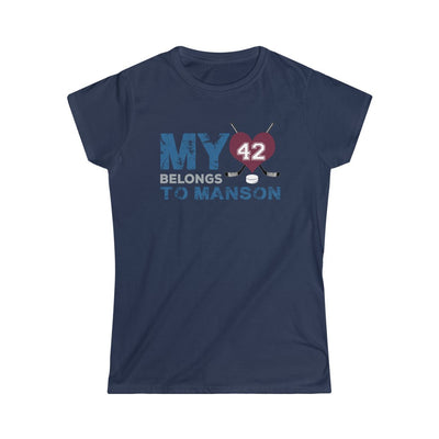 My Heart Belongs To Manson Women's Softstyle Tee