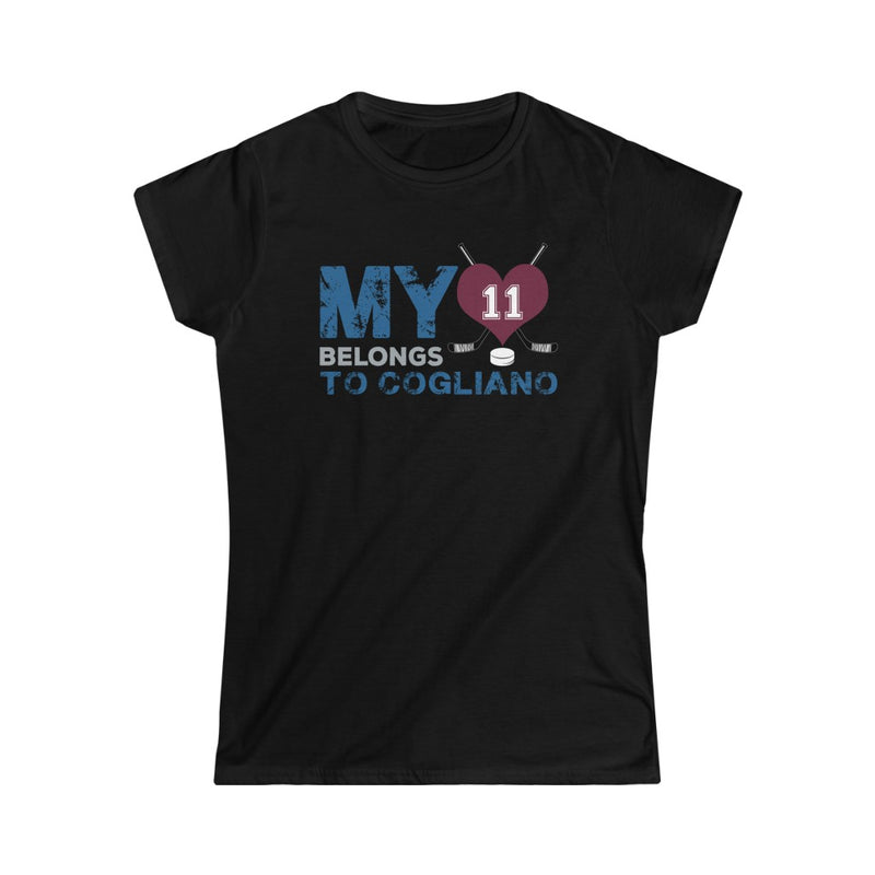 My Heart Belongs To Cogliano Women's Softstyle Tee