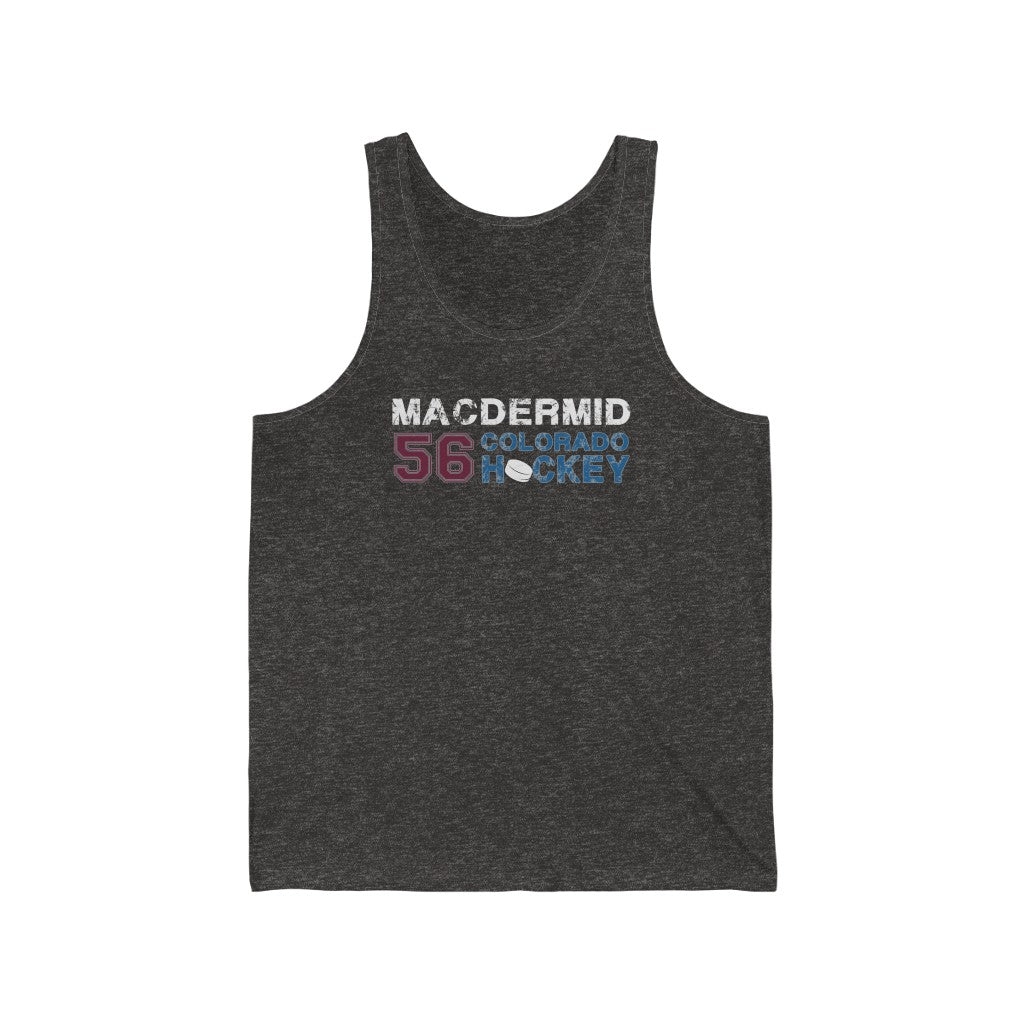 MacDermid 56 Colorado Hockey Unisex Jersey Tank Top