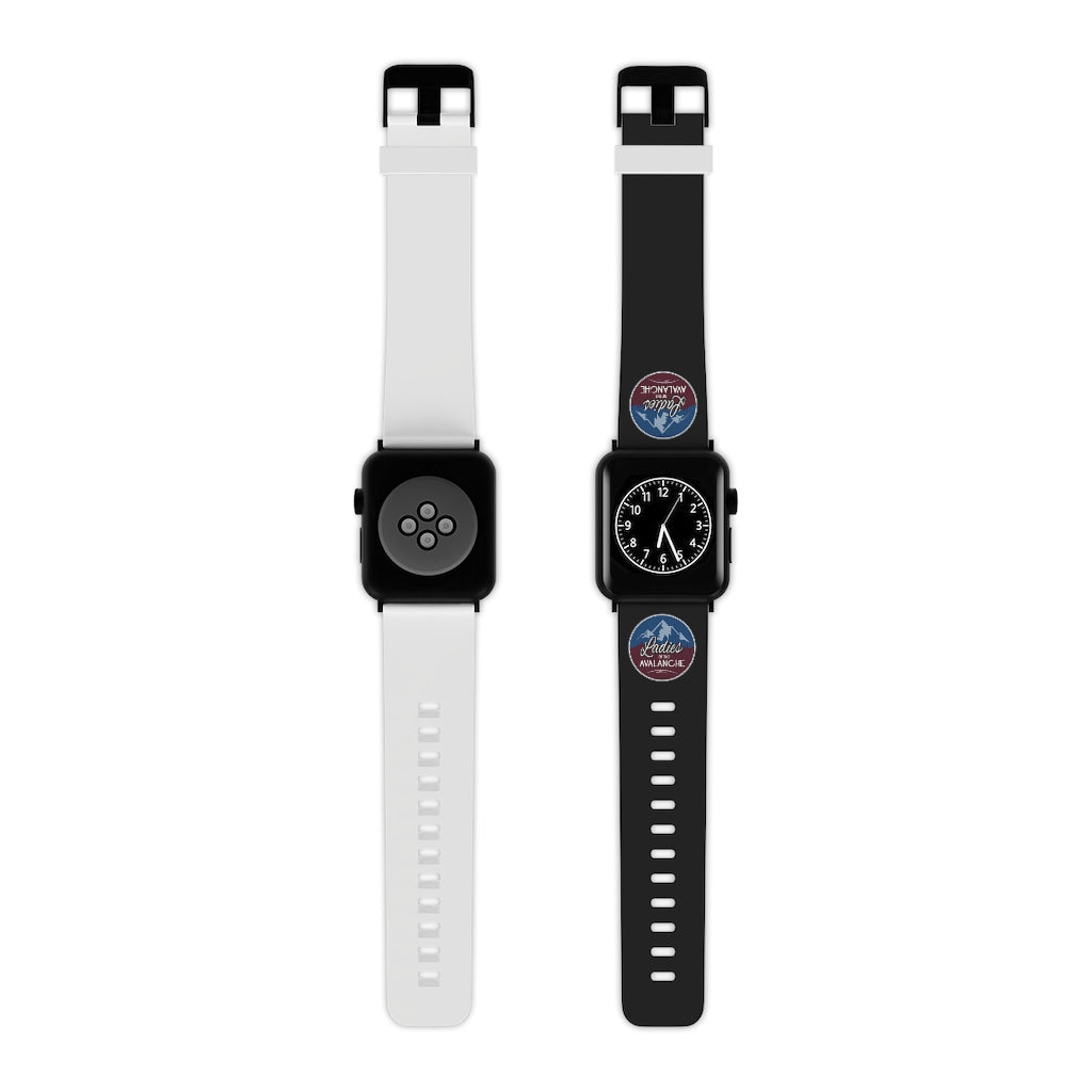 Ladies Of The Avalanche Apple Watch Band In Black