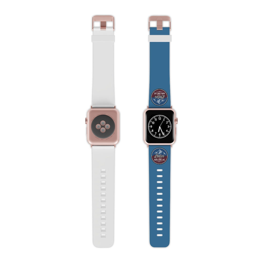 Ladies Of The Avalanche Apple Watch Band In Blue