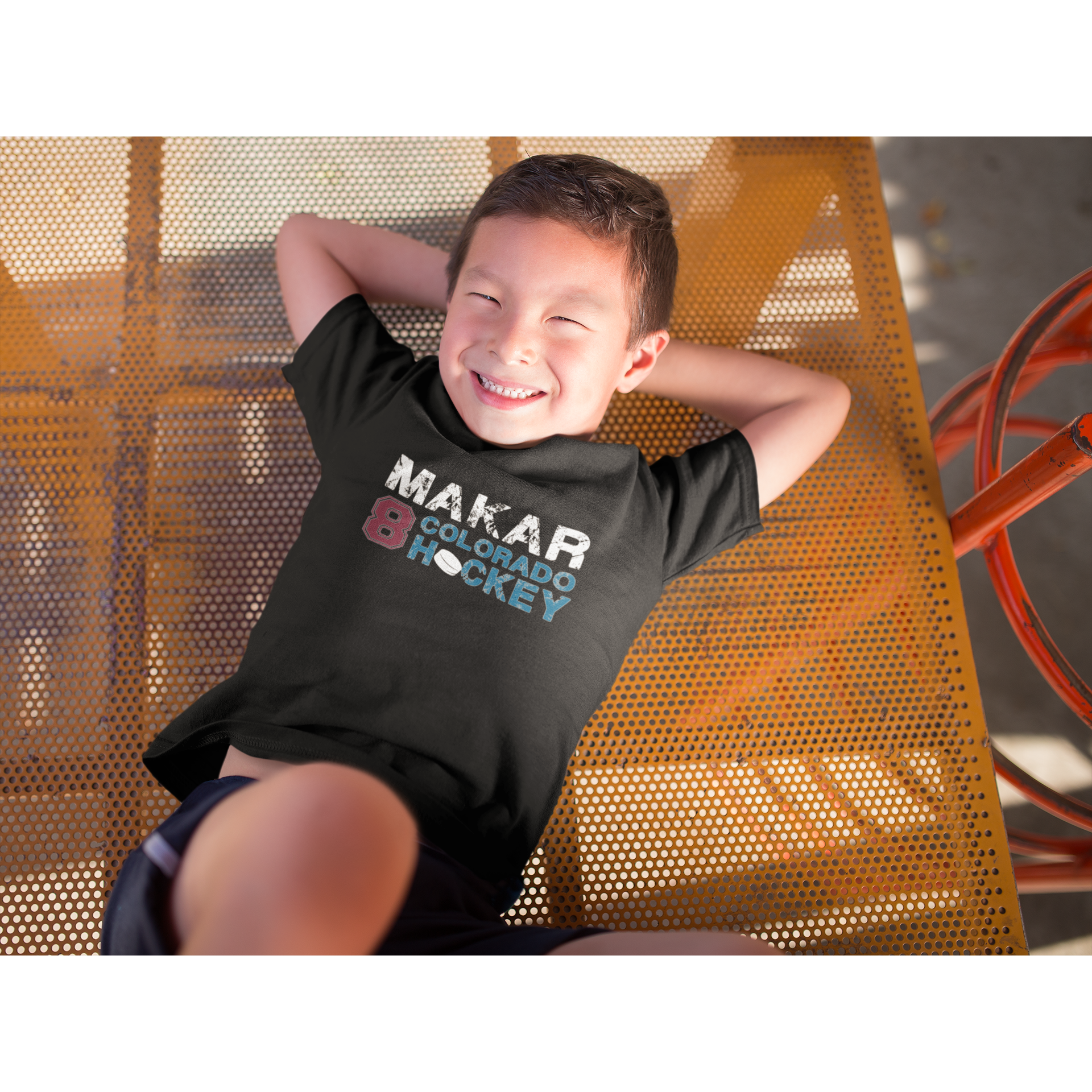 Makar 8 Colorado Hockey Kids Tee