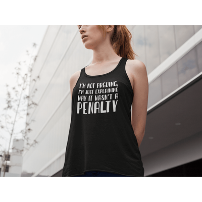 "I'm Not Arguing" Women's Tri-Blend Racerback Tank