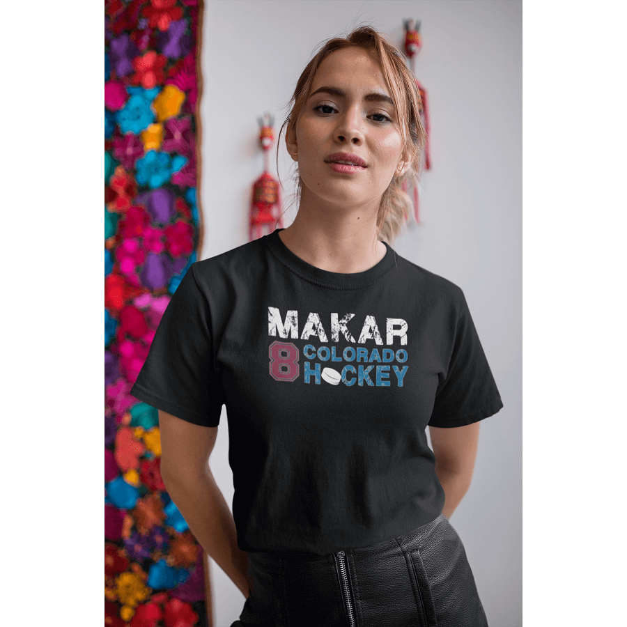 Makar 8 Colorado Hockey Unisex Jersey Tee